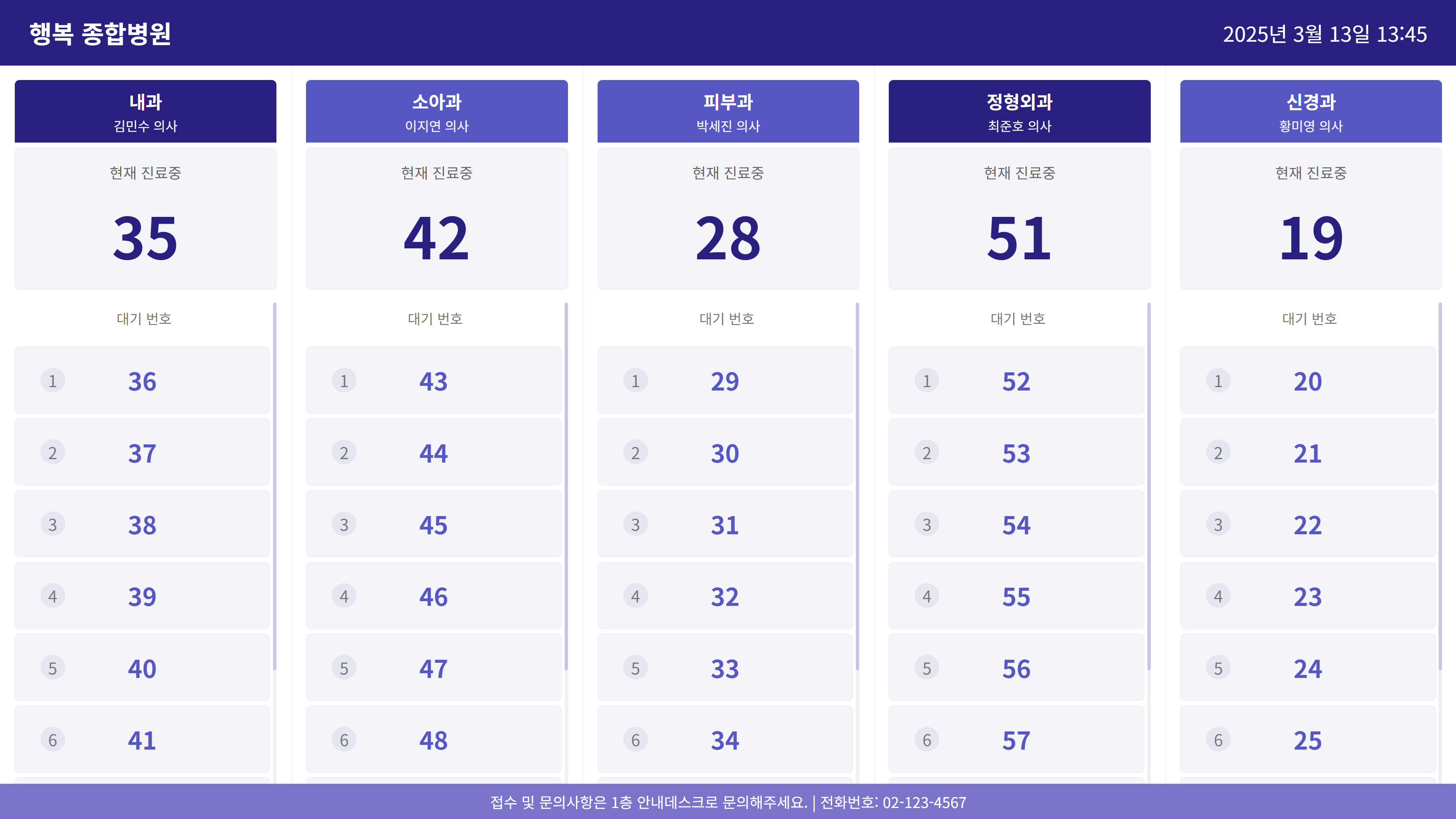 순번대기시스템-게시판기능3